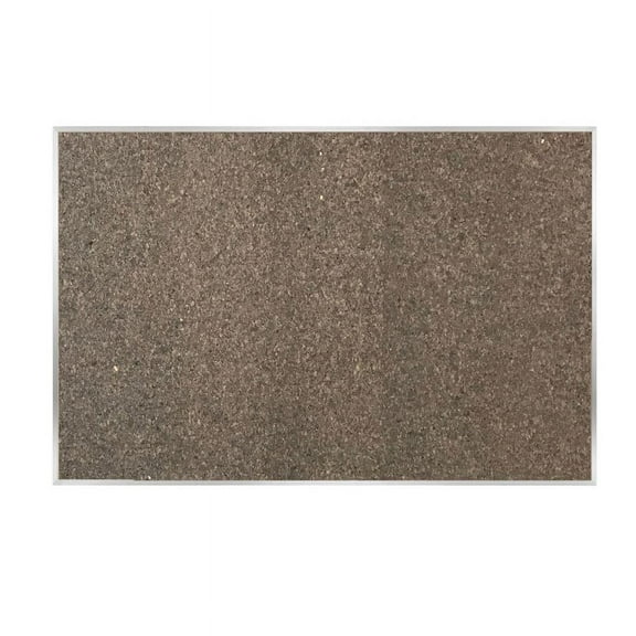 Ghent's Wood 4' x 8' Premium Bulletin Board with Aluminum Frame in Chocolate