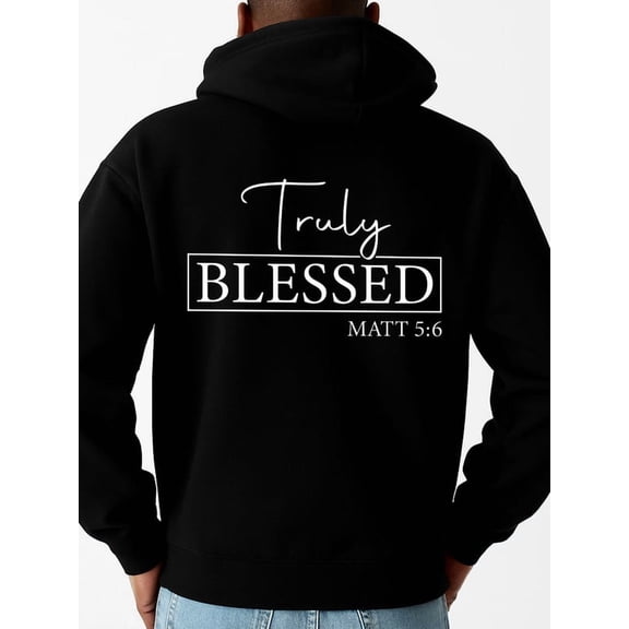 Blessed Script sweatshirt Christianity men regular fit black Perfect for Fall & Winter funny pamuk christianity Classic Unisex Shirt Graphic Tee tshirts Classic Unisex Shirt Cotton tshirts