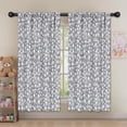 thumbnail image 5 of Blackout Kids Curtains,Gray Christmas Snowflake Pattern Childrens Insulated Curtains Set Of 2,Bedroom Essentials,Toddler Room Decor 52"x63", 5 of 5
