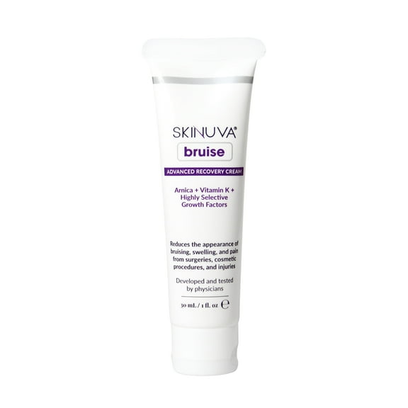 Skinuva® Bruise Advanced Recovery Cream  - Topical Bruise Cream Formulated with Growth Factors, Arnica & Vitamin K (1 oz)