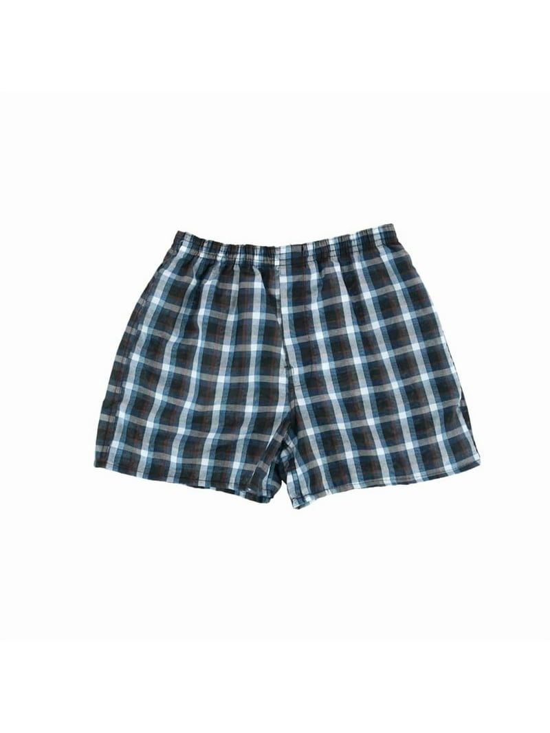 6 Pack Men's Boxer Shorts Random Mixed Color Pack Woven Relaxed