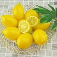 thumbnail image 3 of 10pcs Bubble Simulation Fake Lemon Fruits Artificial Vegetables Fruit Model House Kitchen Party Home Decoration Decorative Fruit, 3 of 4