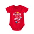 thumbnail image 5 of Baby Girls Cute Casual Romper With "My Grandma Loves Me To The Moon" Print For Summer Pregnancy Gift, 5 of 5