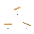 thumbnail image 3 of Bass Guitar Top Nut Universal Music Playing String Instrument Structure Guitar Top Nut Metal String Roller Spare Part Replace Components 6 strings, 3 of 7