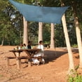 thumbnail image 3 of ShadeLogic Sun Shade Sail Heavy Weight 12 Foot Square - Sea Blue, 3 of 6