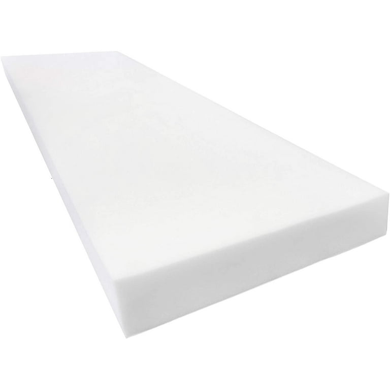 FoamTouch High Density 3 Height x 18 Width x 96 Length Upholstery Foam  Cushion Replacement 
