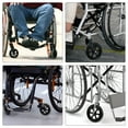thumbnail image 3 of MELIVO 2 Pcs Wheelchair Front Replacement Wheels for Walkers Multifunction Casters Tire, 3 of 4