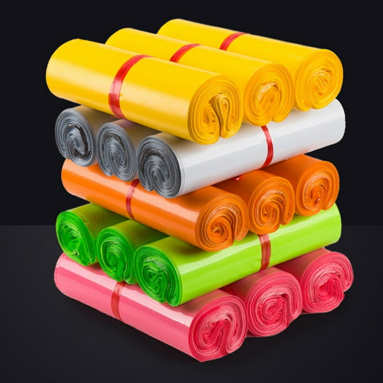 100Pcs Courier Bags Shipping Envelope Mailing Self Adhesive Seal Plastic Pouches Black PE