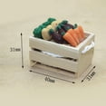 thumbnail image 3 of Caja de madera decoración de Jardín de Patio de cocina en miniatura Zulema para casa de muñecas 1/6 1/12, 3 of 7
