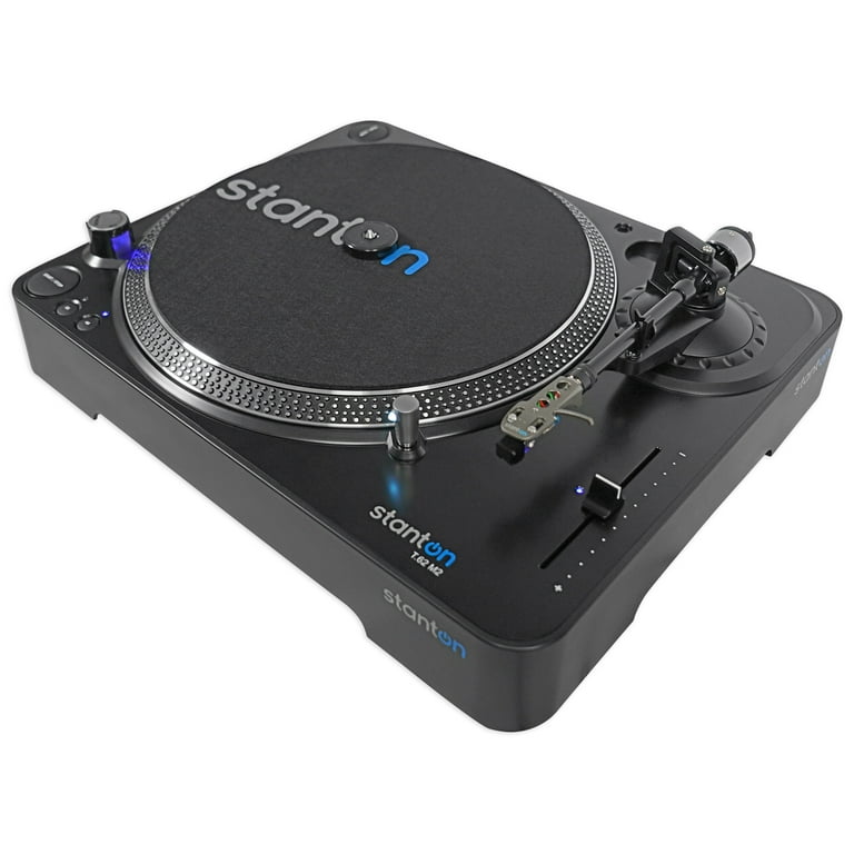 Stanton T.62 M2 Direct-Drive Straight-arm DJ Turntable+Hard