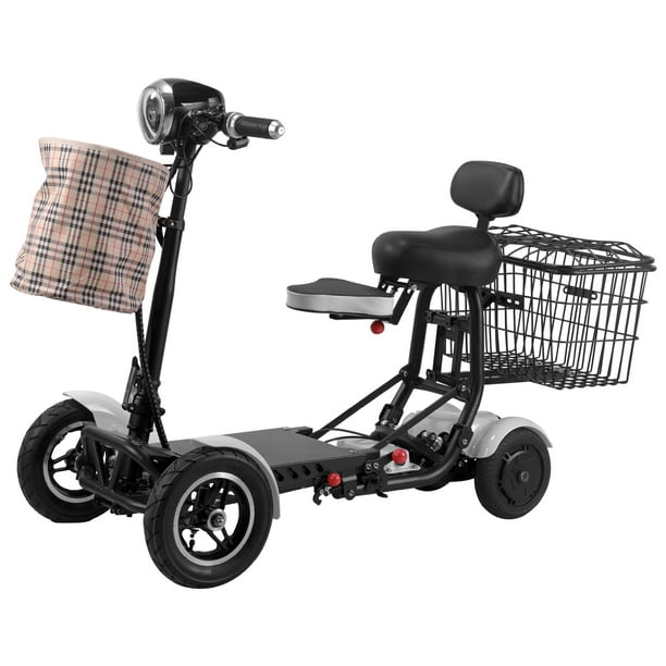 Battery Powered Electric Mobility Scooter 4 Wheel 265 lbs Weight