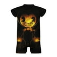 thumbnail image 6 of Bendy And The Ink Machine Baby Boy Girl Short Sleeve Romper Clothing Set Print Cartoon Baby Summer One Piece Jumpsuit, 6 of 8