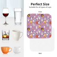 thumbnail image 6 of Fuzoiu Lovely Animals Print Leather Coasters Set,Drink Coasters Set of 4,for Tabletop Protection, Durable PVC Coasters,Home Décor and Housewarming Gift-Square, 6 of 6