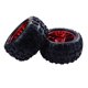 thumbnail image 5 of Neumáticos de goma para HSP 1/8 RC Truck - 2 Rojo Hugo Neumático de camión monstruo RC, 5 of 9