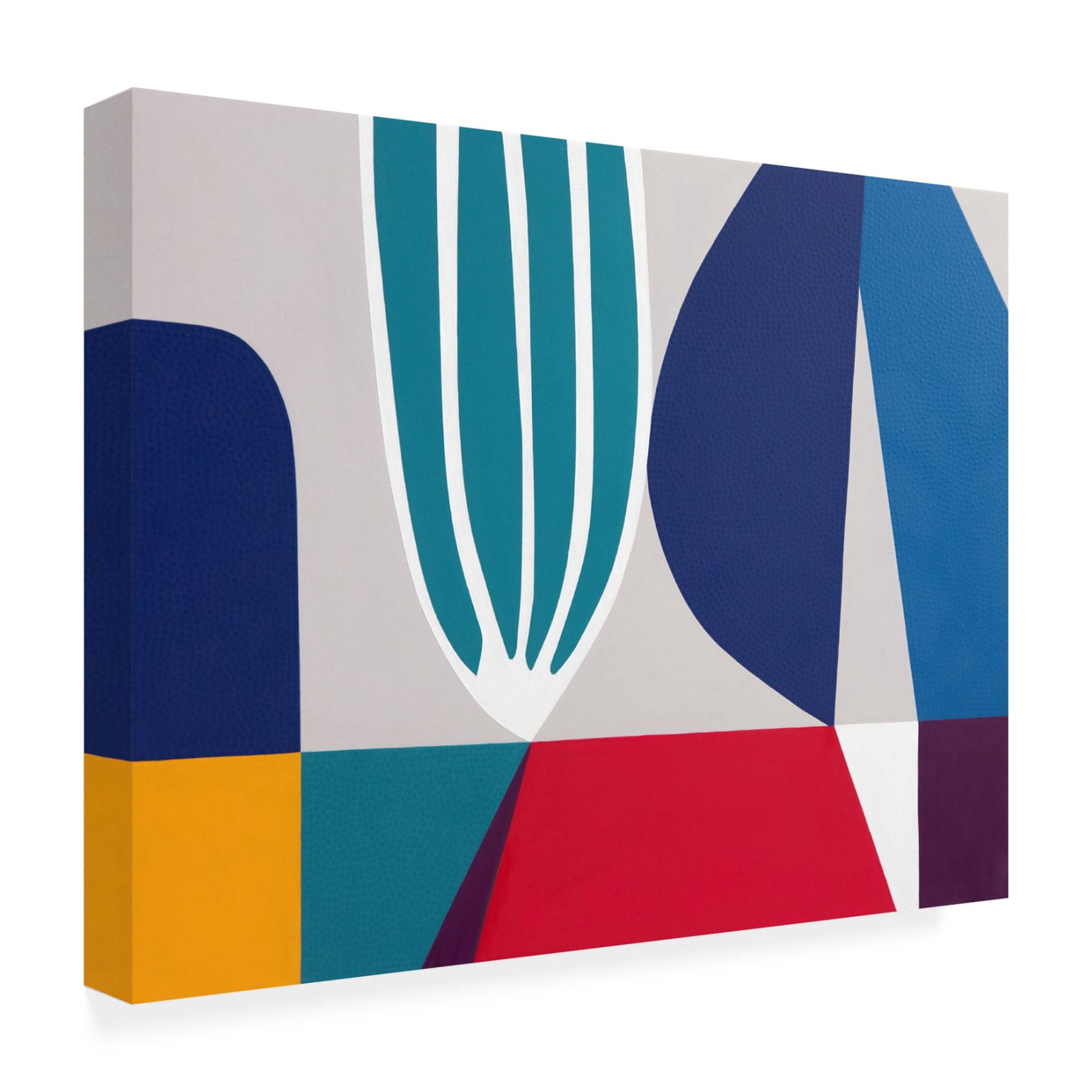 Canvas Wall Art - Sylvie Hamou 'Staying In Touch' Wall Art for Living Room, Bedroom, or Office Décor by Trademark Fine Art - 32 x 24 Inches
