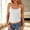White, variant on Women's Sequin Spaghetti Strap Tank Top Adjustable Shiny Party Clubwear Camisole Top