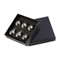 thumbnail image 2 of Soukoshi Cubos de hielo de acero inoxidable reutilizables para whisky, bolas de hielo, congelador, cubo de hielo, accesorios de vino, regalos para hombres y mujeres (juego de 6, forma de caída) Shuxiu Wang 8390615146937, 2 of 5