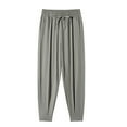thumbnail image 4 of Pants for Women Casual Pants for Woman Gymnast Warm Ups Summer Waist Fall Attire Fancy Clothes Women 3 Strip Leggings Dark Trousers Casual Fall Indoor Soccer Light Gray XL, 4 of 4