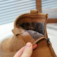 thumbnail image 4 of Little and Big Girls' Faux Fur Boots Slip-On Boots Soft Sole Thicken Flatform Comfortable Footwear Shoes Indoor Outdoor Winter Fashion Foorwear, 4 of 10