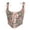 Halloween corset - Light Pink, variant on Gyujnb Women's Floral Tapestry Corset Vest Front Lace Up French Vintage Waist Cincher Halloween Layering Top Halloween Costume Bustier Top,L