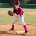 thumbnail image 3 of 1Pairs Baseball Soccer Softball Socks for Youth Adult Solid Colors Socks for Boy Girl, 3 of 6