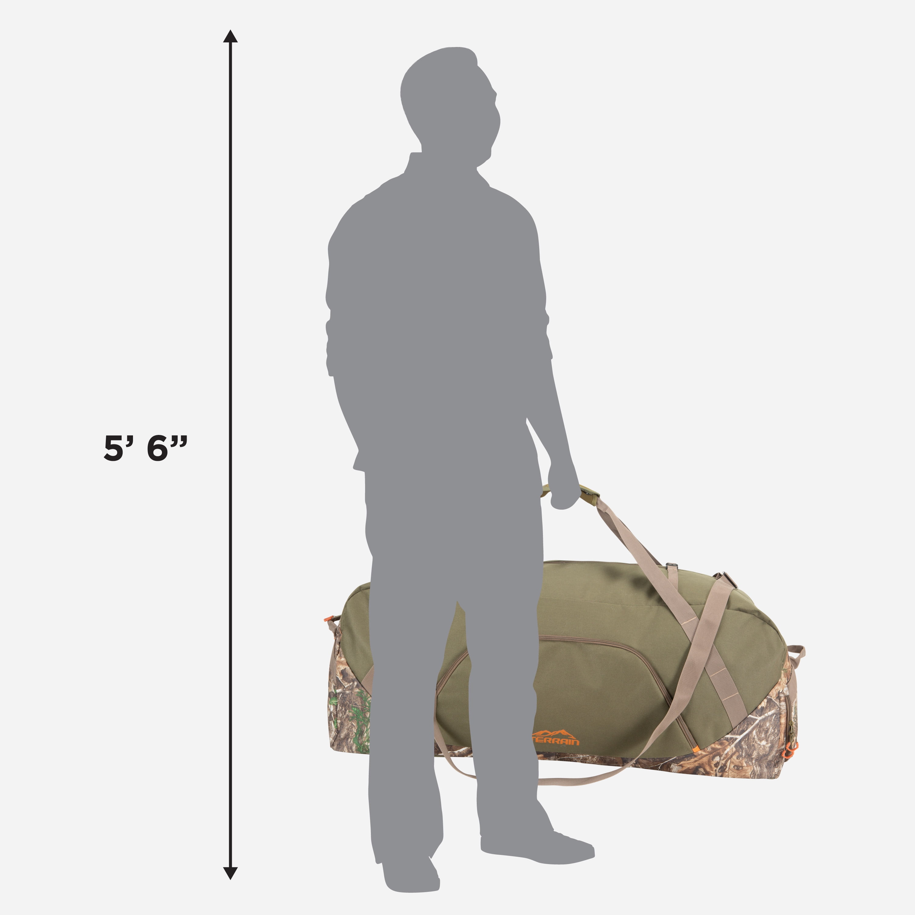 Terrain Basin Duffel Bag by Allen Company, Extra Large, Realtree Edge