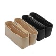 thumbnail image 2 of Organizador de maquillaje, bolsa de fieltro con inserto para mujer, bolsa interior de viaje, organizador con cremallera, bolso de mano, forro, bolsas de almacenamiento de cosméticos, bolsillo interior, 2 of 5