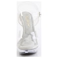 thumbnail image 2 of Fabulicious COCKTAIL-507 Women's 5" Heel Platform Criss Cross Ankle Strap Clear Shoes Sandals, 2 of 5