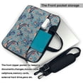 thumbnail image 2 of Lsque Underwater Animals and Flowers Pattern Laptop Bag – Portable & Slim Single-Shoulder Computer Case with Adjustable Strap, Protective, Lightweight for 13”/14”/15.6” Laptops, 2 of 8