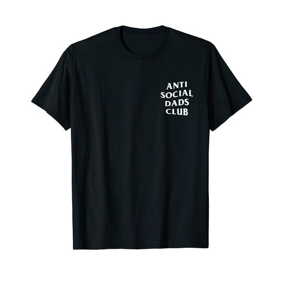 Mens anti social dads club funny father's day T-Shirt