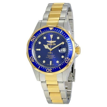 Invicta Pro Diver Quartz Blue Dial Two-tone Men's Watch 8935
