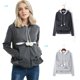 thumbnail image 2 of Unisex Cat And Dog Carrier Hoodies Pet Owner Wear背带连帽衫, 2 of 4
