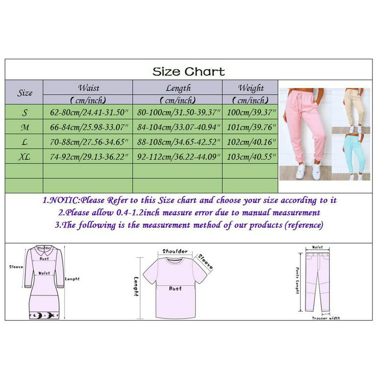 Dtydtpe 2024 Clearance Sales, Sweatpants Women, Womens Sweatpants Comfy  High Waisted Workout Lounge Joggers Pants with Pockets Cargo Pants Women  Pink