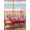 Crimson HotPink, variant on Outdoor Tablecloth with Umbrella Hole and Zipper, Valentine's Day Round Table Cloth 54 Inch Waterproof Tablecloth, Romantic Love Pink Plaid Beige Vintage Picnic Table Cover for Patio Camping