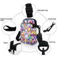 thumbnail image 5 of HELLHERO Cats Pattern 4.33"x1.97"x7.09" Shoulder Bag, Adult with Vintage, 5 of 7