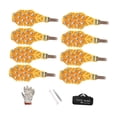thumbnail image 2 of 8 cadenas para neumáticos, cadenas para nieve, para escalada en montaña, antideslizantes, para neumáticos de coche, accesorios de fácil instalación, Amarillo, 2 of 8