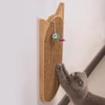thumbnail image 2 of Rascador para gatos montado en la pared, rascador para gatos de fieltro de madera, almohadilla para rascar vertical para montaje en pared para gatos o gatitos de interior, 2 of 5