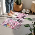 thumbnail image 4 of Pink Breast Cancer Door Rugs,Washable Non Slip Door Mats Indoor,Decorative Door Mats,Entry Mat Indoor for Entrance,Bedroom,Kitchen,Bathroom,16"x24", 4 of 6
