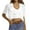 White, variant on Lightweight Cardigans for Women Mesh Irregular Crop Short Sleeve Cardigan Solid Color Beach Holiday Breathable Loose Women's Blouses Going Out Tops Fall