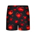 thumbnail image 6 of Uaswgudfs Women's Valentine's Day Pajama Set Button Front Short Sleeve Heart Paw Print Casual Sleepwear, 6 of 8