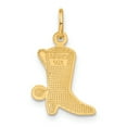 thumbnail image 3 of Finest Gold 14K Yellow Gold Cowboy Boot Charm, 3 of 4