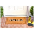 thumbnail image 3 of Calloway Mills 112111729 Hello With Border Doormat 17" x 29", 3 of 8
