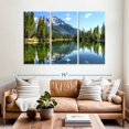 thumbnail image 2 of Elephant Stock Banff National Park Wall Art - Horizontal Multi Panel Canvas - Living Room Wall Decor - Nature Multi Panel - Blue And Green Decor - 65" x 42", 2 of 4