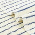 thumbnail image 4 of Unique Bargains Classic Stripe Bath Hand Towels Cotton Soft Absorbent Light Blue 2-Piece, 4 of 5