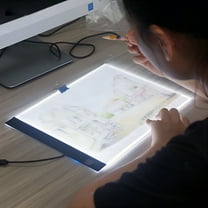 GJX Portable A5,A4,A3 Tracing Led Copy Board Light Box,Slim Light Pad, Usb Power Copy Drawing Board Tracing Light Board for Artists Designing, Animation, Sketching