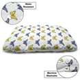 thumbnail image 3 of Animals Pet Bed, Natural Theme Colorful Butterflies Pattern Flying Insect Motifs, Resistant Pad for Dogs and Cats Cushion with Removable Cover, 24" x 39", Yellow Violet Blue and White, by Ambesonne, 3 of 4