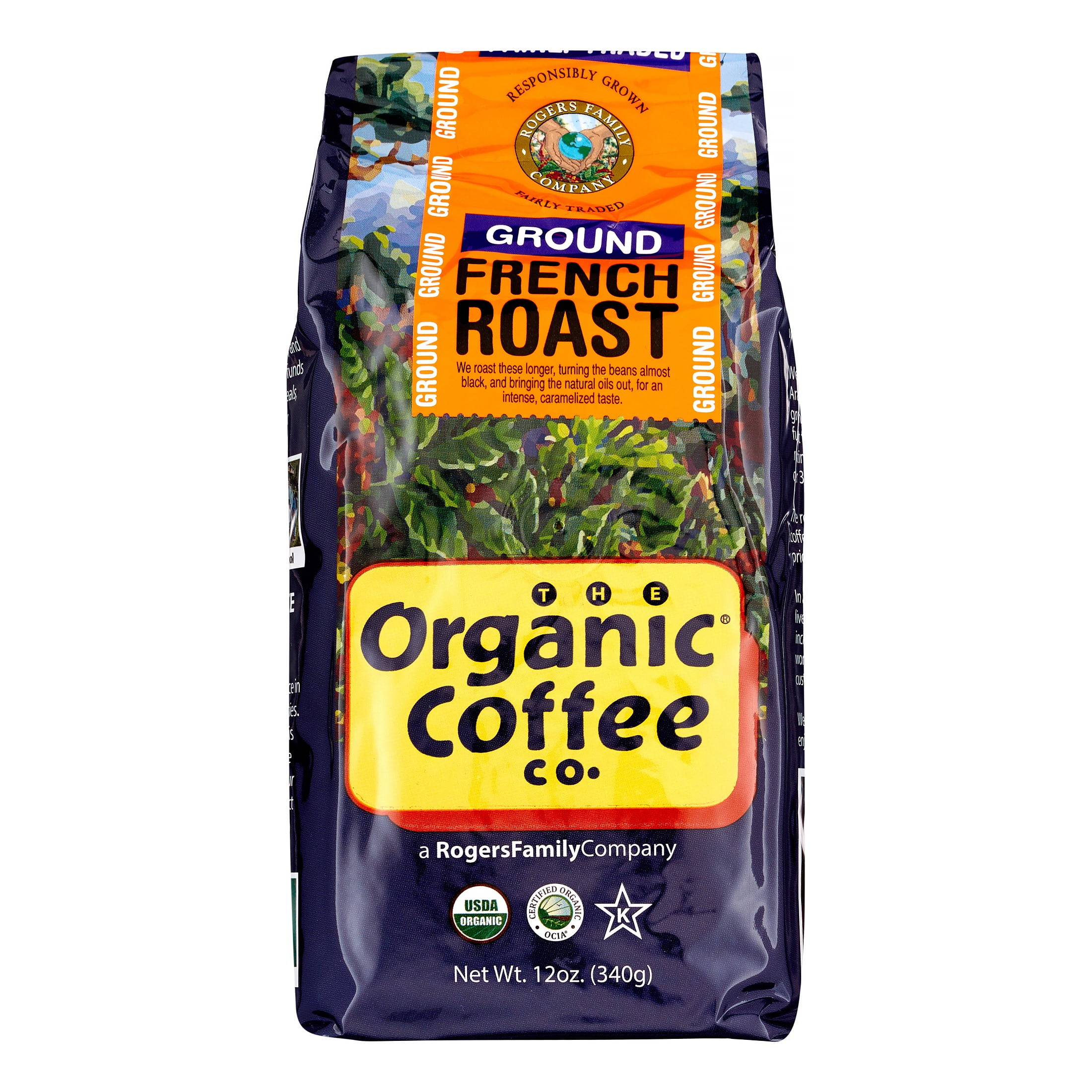 Organic Coffee Co Coffee Grnd Ft French Org,12Oz (Pack Of 6)