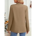 thumbnail image 2 of Women's Classic Blazer with Notched Collar and Single Button Closure, 2 of 3
