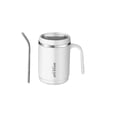 thumbnail image 2 of Czzoypi Stainless Steel Insulated Tumbler with Straw Lid, Double Wall Vacuum Insulated Coffee Mug for Hot & Cold Drinks, Leakproof Travel Mug for Office Car Camping Gym, White, 2 of 7