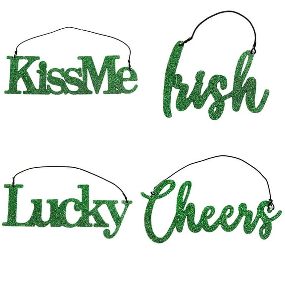 Holiday Ornament Irish Metal Cutout Metal Saint Patricks Day 70076F